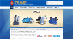 Desktop Screenshot of primehydraulics.com